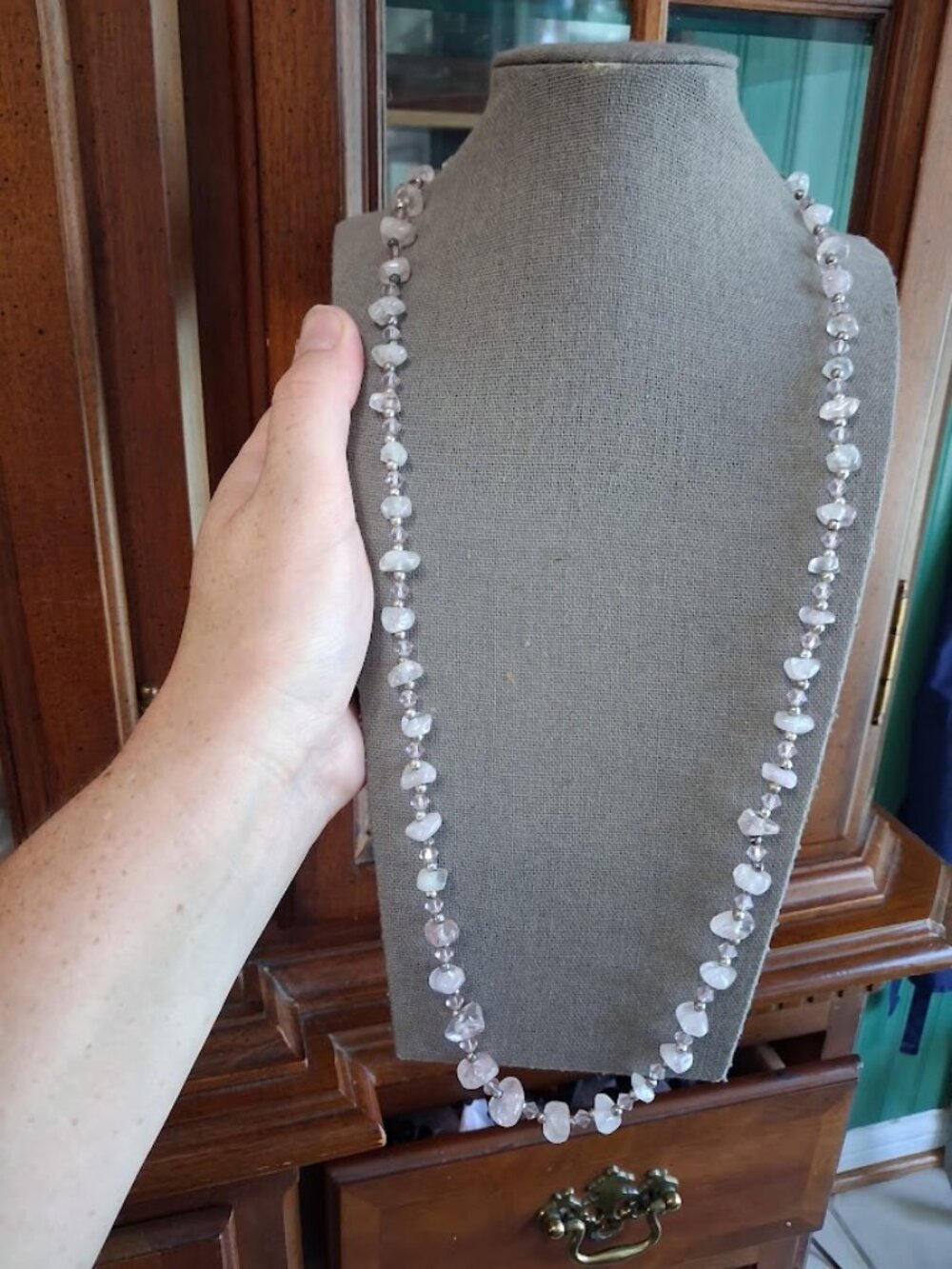 28 inch Dauplaise beaded necklace